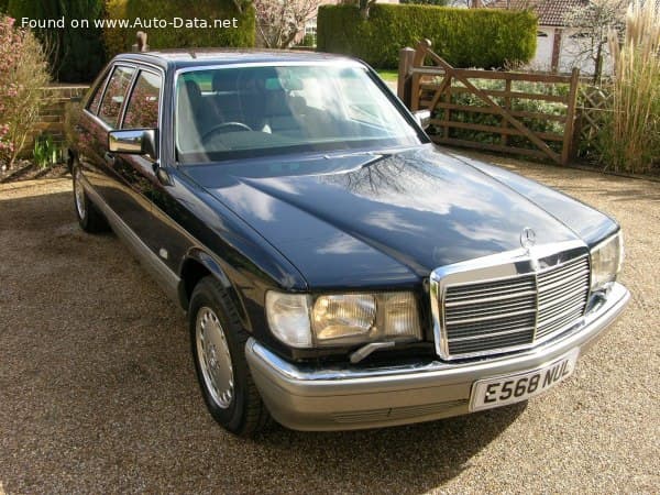 1985 Mercedes-Benz S-class SEL (V126, facelift 1985) 500 SEL V8 CAT (223 Hp) Automatic